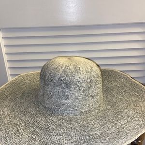 Blue and White Beach Hat